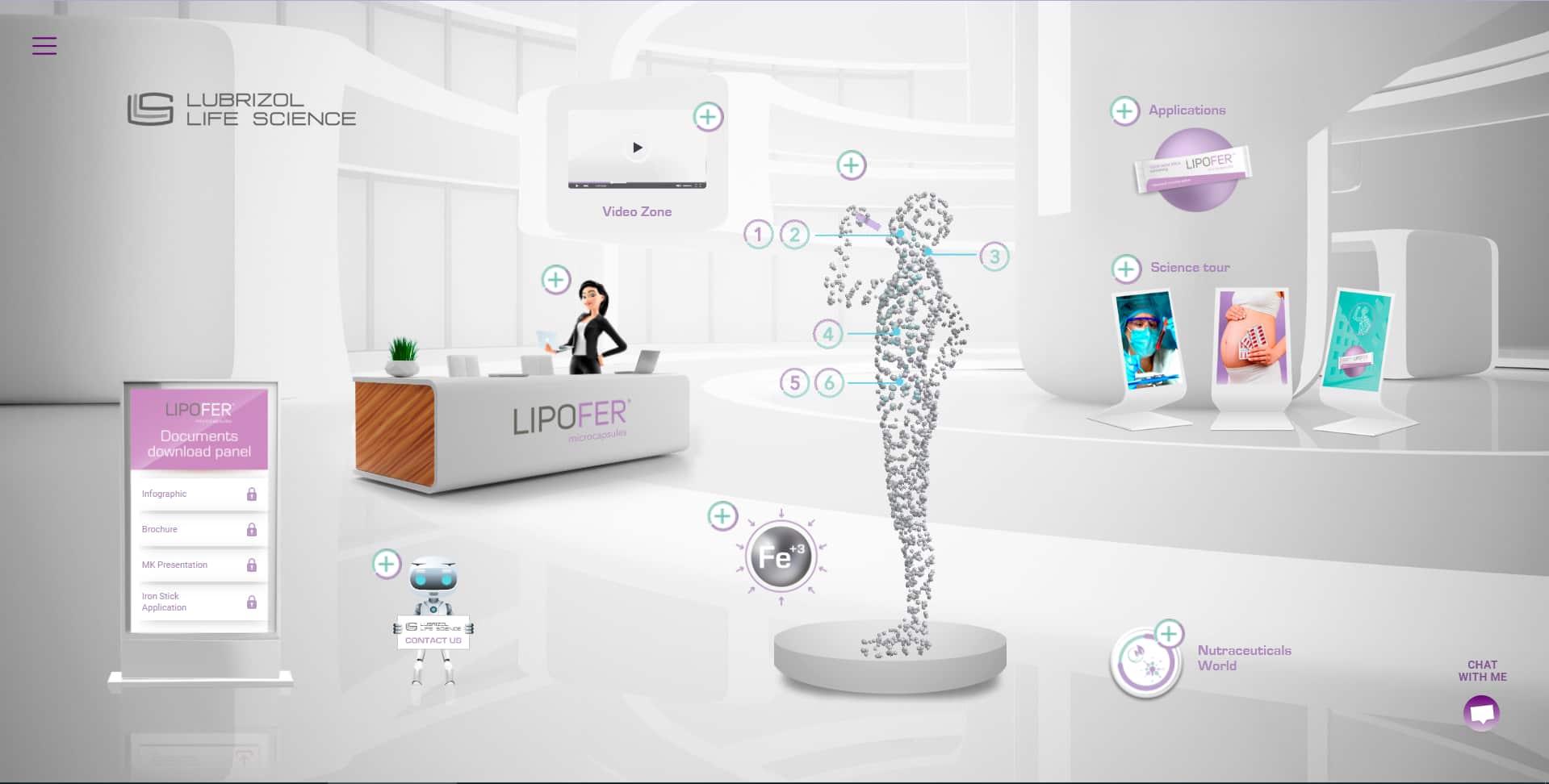 Diseño web para medicina Lipofer micro encapsulada