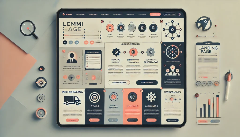 diseño de landing page