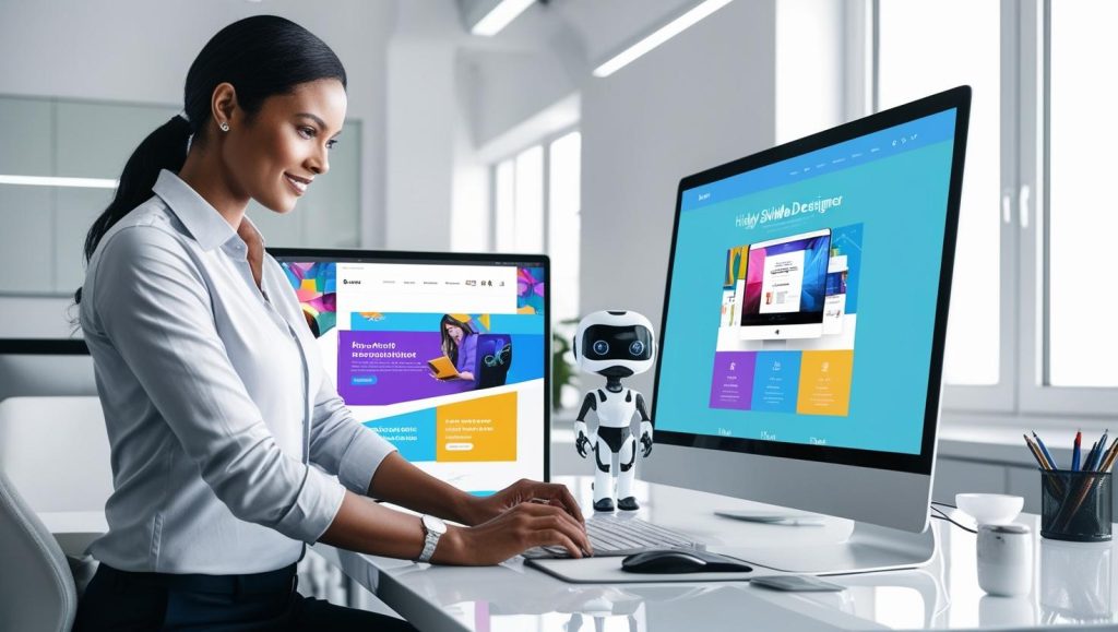 diseñador web con IA