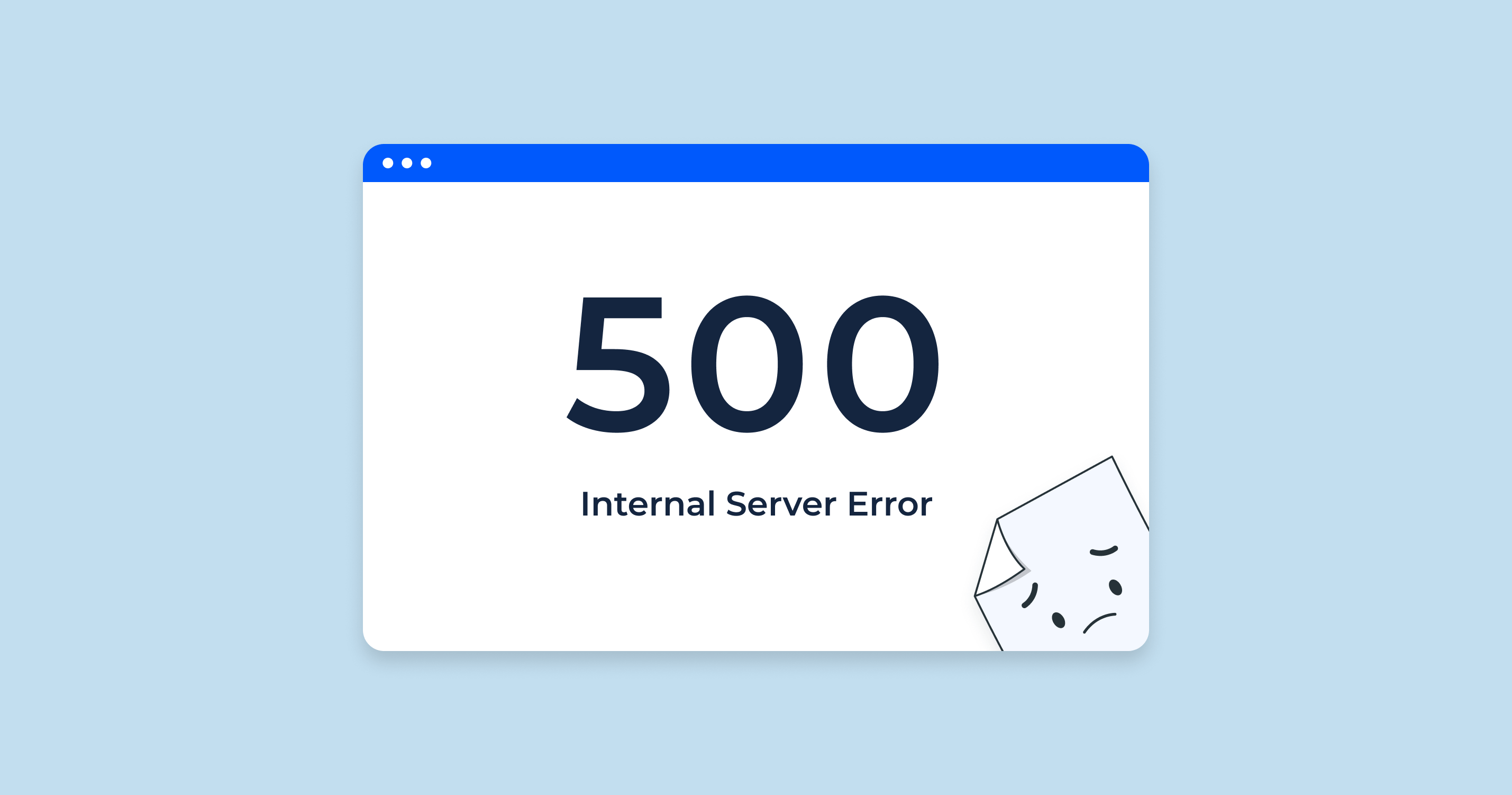 error web 500