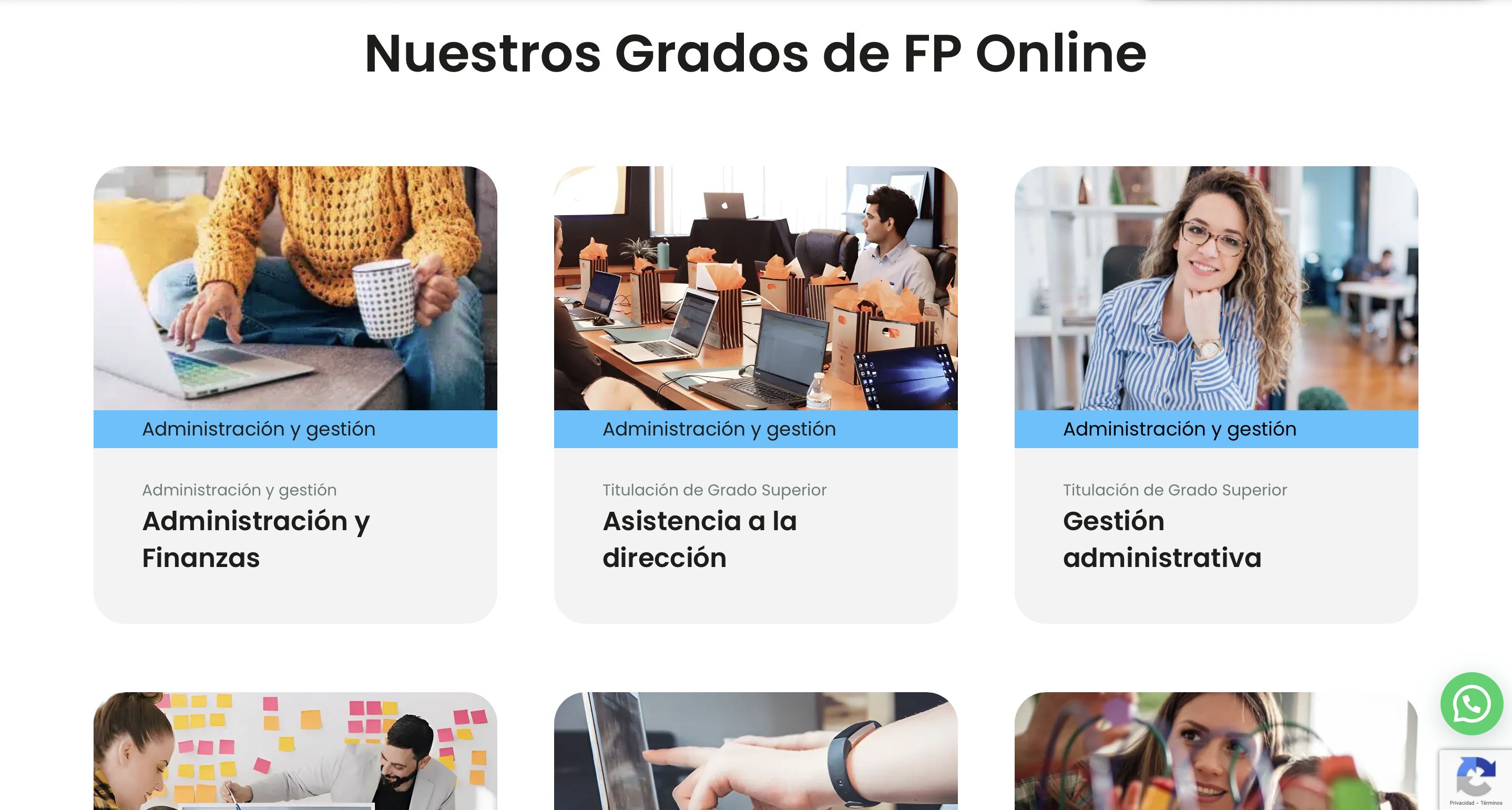 Diseño web para páginas educacionales Metafp