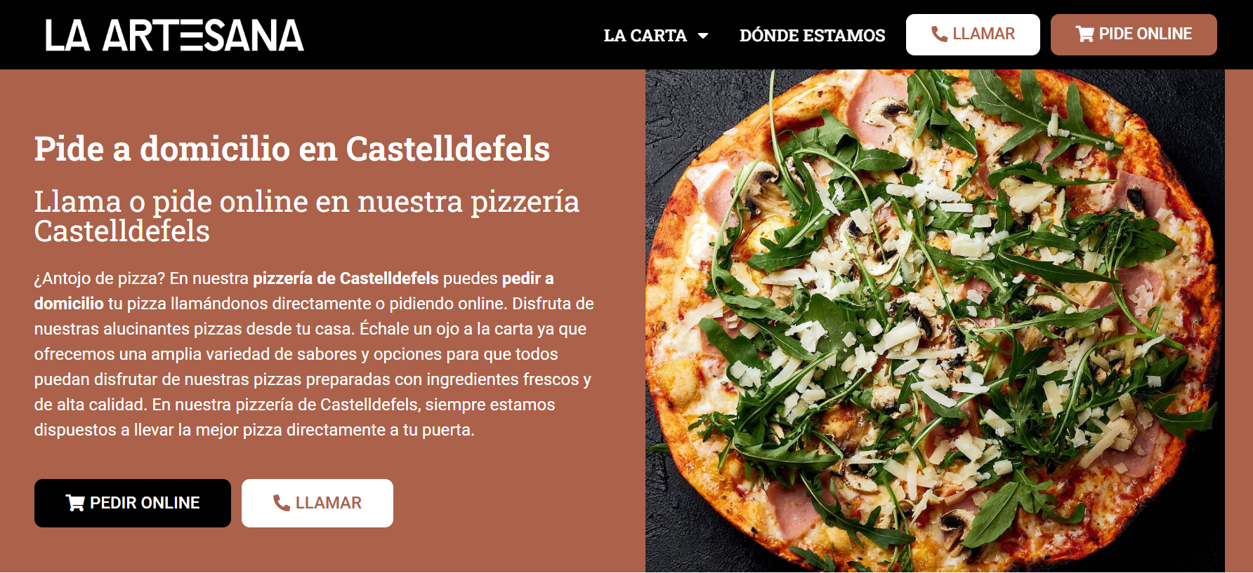 Diseño web para Comercios Locales en Barcelona: La Artesana