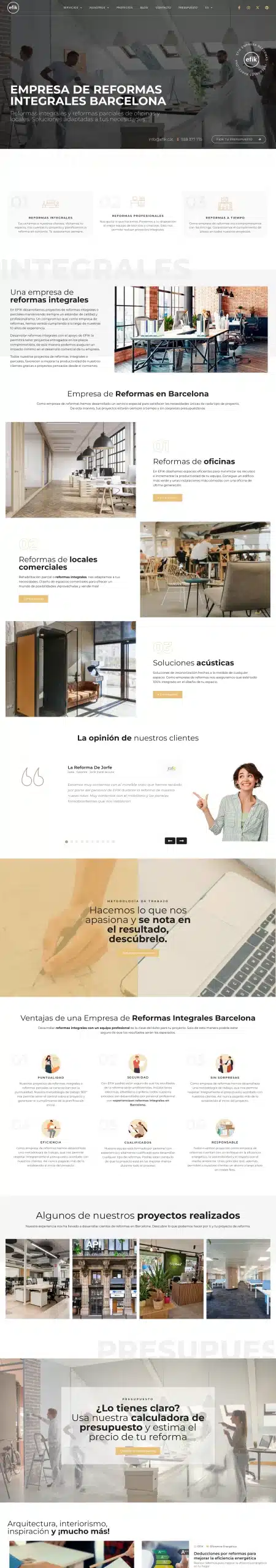 Efik Reformas Integrales