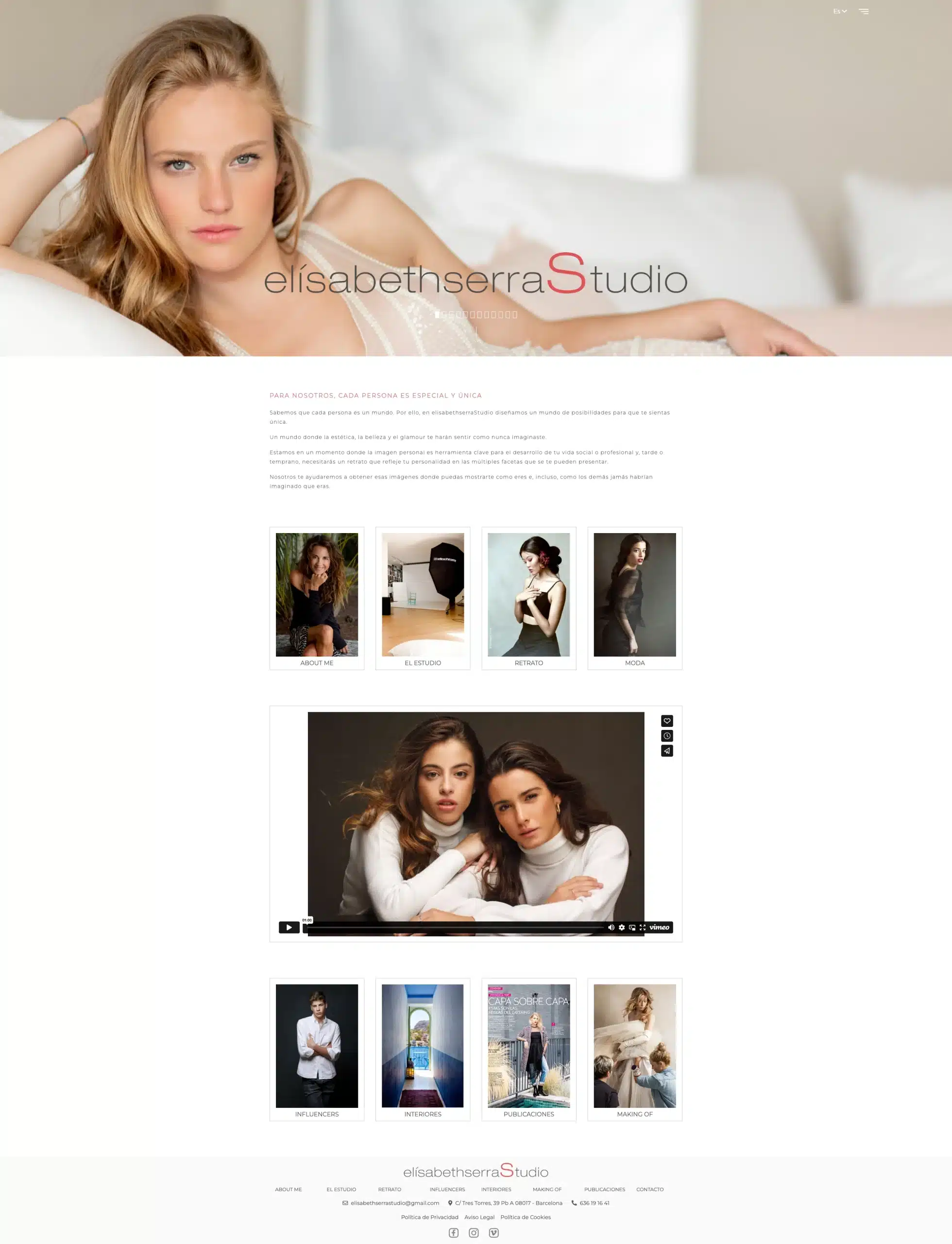 Elisabeth Serra Studio Fotografía