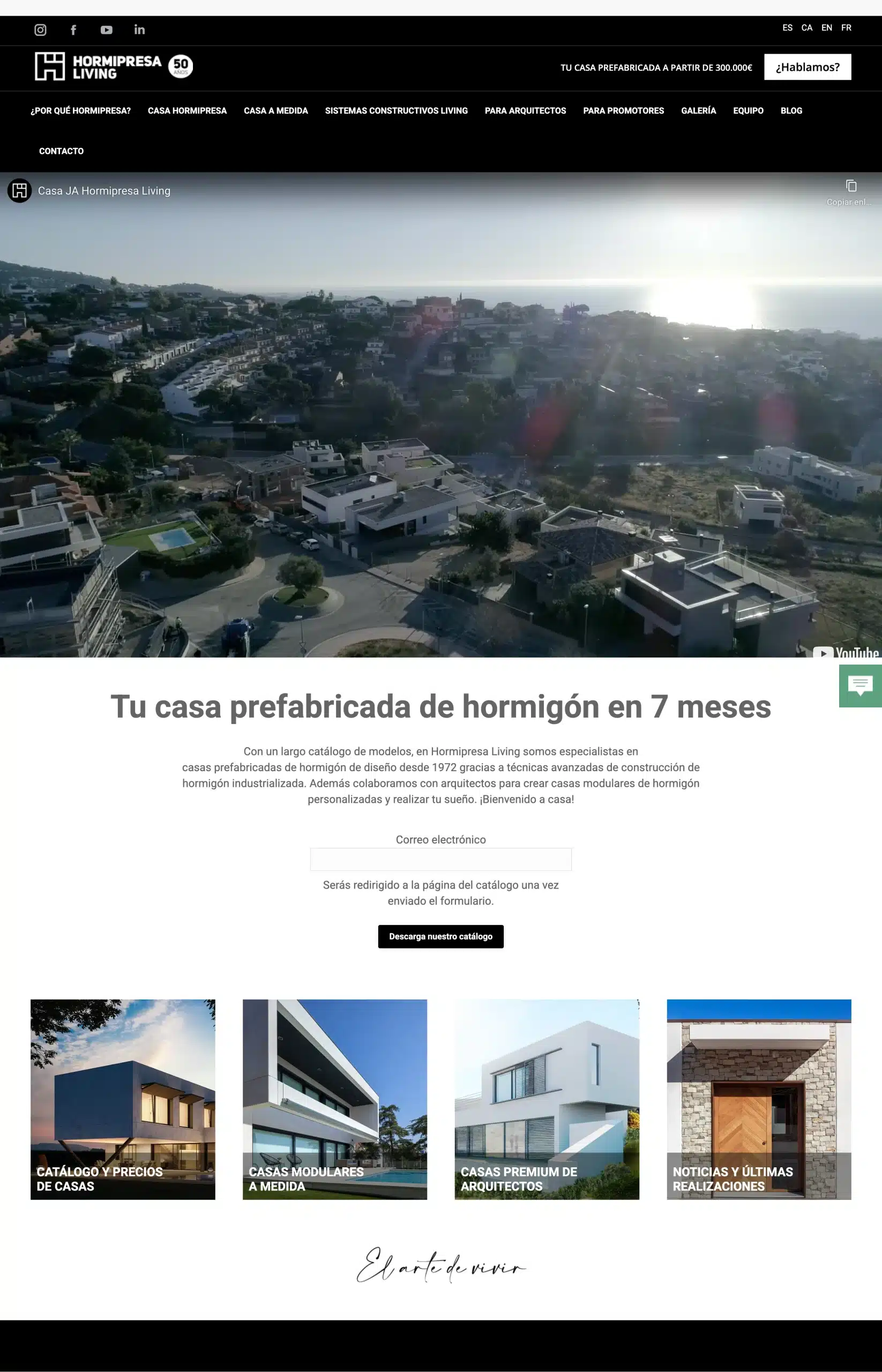 Hormipresa Living Viviendas Prefabricadas